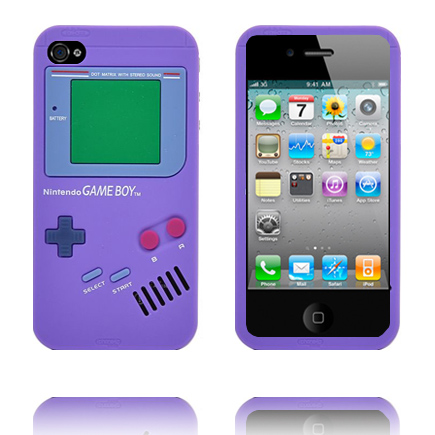 Game Boy (Violetti) iPhone 4S Silikonikuori