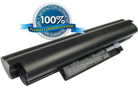 Dell Inspiron Mini 12 Inspiron 1210 akku 6600 mAh - Musta