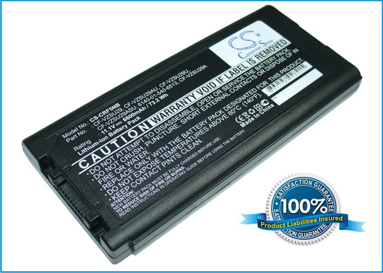 Panasonic CF-29 CF-29DC1AXS CF-29FC1AXS CF-29FC9AXS CF-52 CF-52CCABXBM CF-52EW1AAS CF-52EW1AJS Toungbook-51 Toungbook-52 akku 6600 mAh