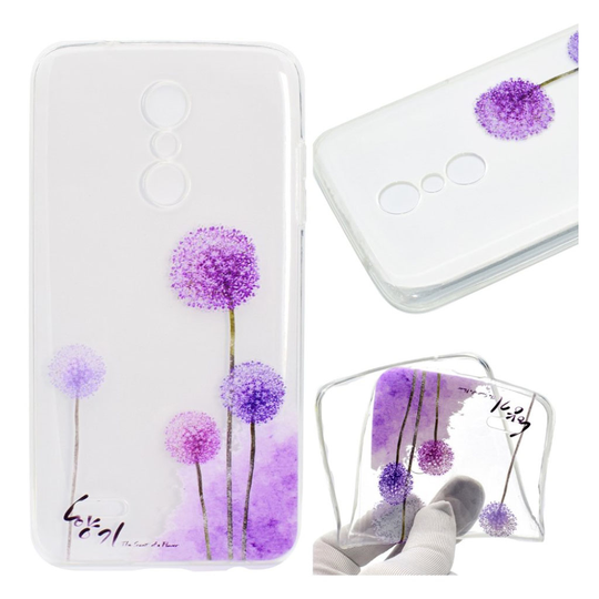 LG K10 (2018) Pehmeä TPU Kuvallinen Takaosan Suoja Kuori - Voikukat