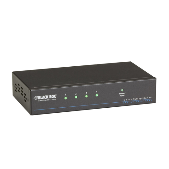 BLACK BOX 4K HDMI SPLITTER - 1X4