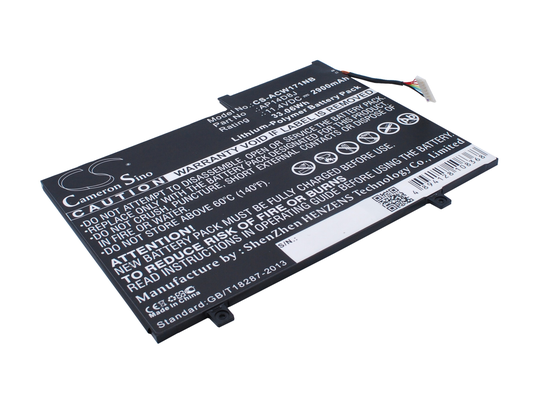 Acer Aspire Switch 11 SW5-171 Aspire Switch 11 SW5-171P akku 2900 mAh
