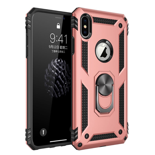 Bofink Combat iPhone Xs Max kuoret - Ruusukulta