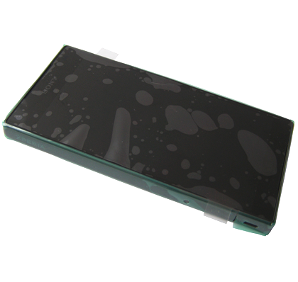 Etupaneeli kosketuspaneelilla ja LCD näytöllä Sony E5803 / E5823 Xperia Z5 Compact - musta (Alkuperäinen)