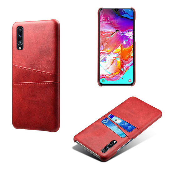 Dual Card Samsung Galaxy A70 kuoret - Punainen