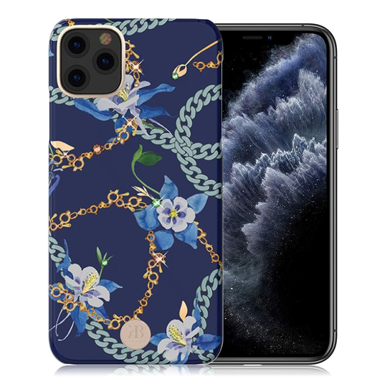 Kingxbar iPhone 11 Pro Luxury Swarovski Case - Blue