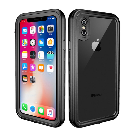 iPhone Xs Max REDPEPPER hybriidi muovinen isku ja naarmu kestävä suojakuori - Musta