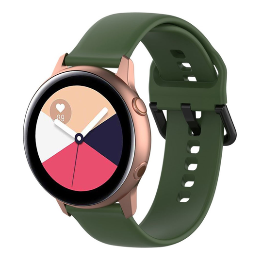 Samsung Galaxy Watch Active durable silicone watch band - Green