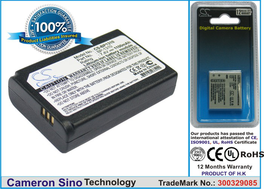 Samsung BP-1310 ED-BP1310 BP1310 yhteensopiva akku - 1100 mAh
