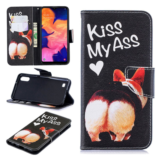 Wonderland Samsung Galaxy A10 kotelot - Kiss My Ass