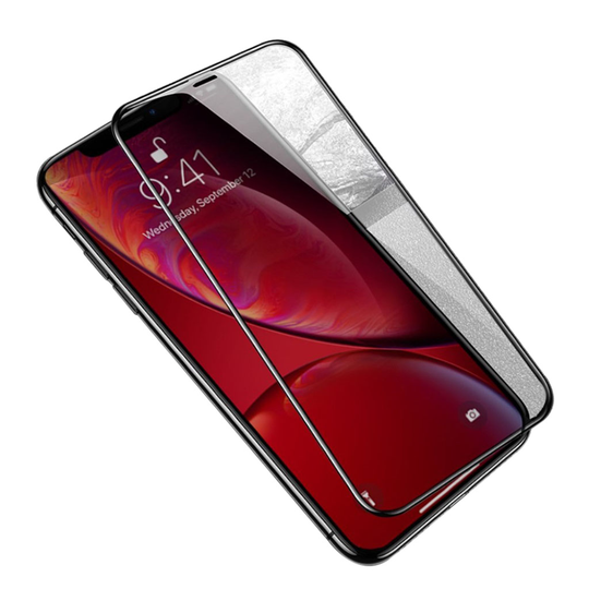 iPhone Xr MOCOLO kirkas kova asahi lasinen suojakalvo näytölle - Transparentti