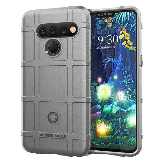 Rugged Shield LG V50 ThinQ kuoret - Harmaa