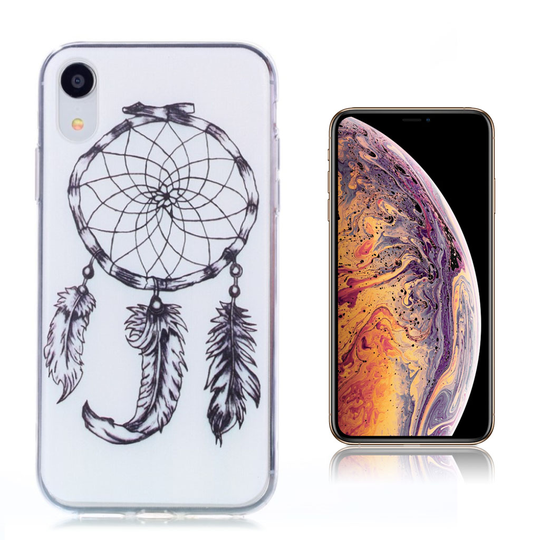 iPhone Xs Max ohut kuviollinen pehmeä silikooni muovinen suojakuori - Unensieppaaja