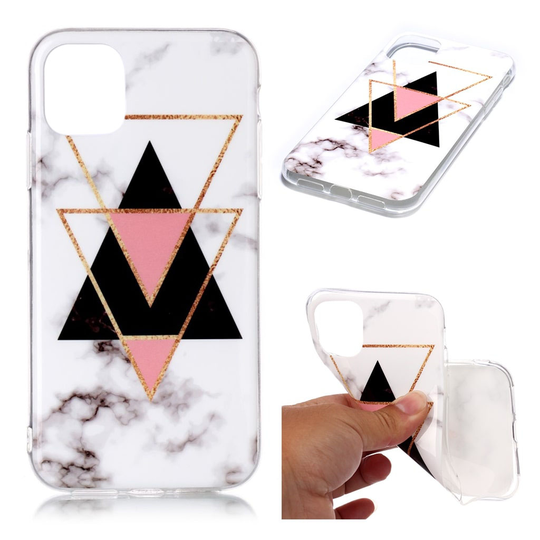 Marble iPhone 11 Pro kuoret - Kolmion muotoinen marmori