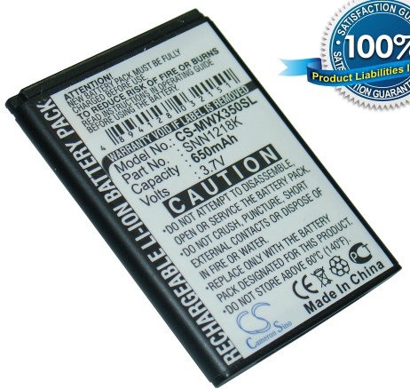 Cameron Sino tarvikeakku Motorola WX180 WX280 WX288 WX390 WX395 akku 650 mAh