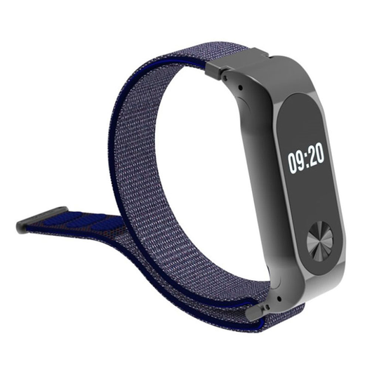 Xiaomi Mi Band 2 Nailoni Tarranauha Kellon Vaihto Ranneke - Sininen