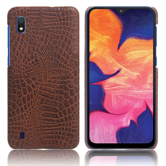 Croco Samsung Galaxy A10 kuoret - Ruskea