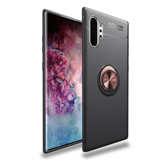 Ringo Samsung Galaxy Note 10 Pro kuoret - Musta / Ruusukulta