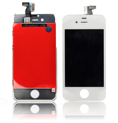 iPhone 4S LCD-näyttö + kosketuspaneeli - Valkoinen