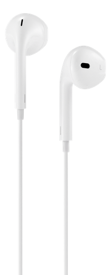 Kuulokemikrofoni, Semi-in-ear, Ohjauspainike, 3,5 Mm Liitäntä, Valkoinen