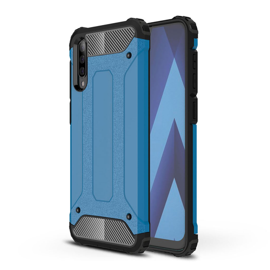 Samsung Galaxy A70 armor guard hybrid case - Baby Blue
