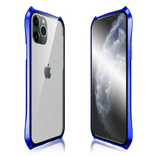 Luphie Bat iPhone 11 Pro Alu-Bumper + Glass - Blue