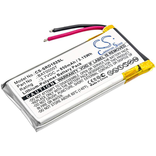 Cardo Packtalk Duo Scala Rider Packtalk SRPT0102 akku 850mAh / 3.15Wh