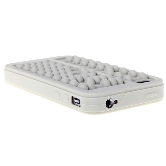 Abacus (Harmaa) iPhone 4/4S Silikonikuori
