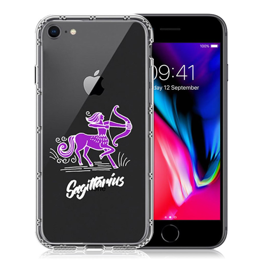 NXE iPhone 7 ja 8 horoskooppikuvioinen suojakuori - Jousimies