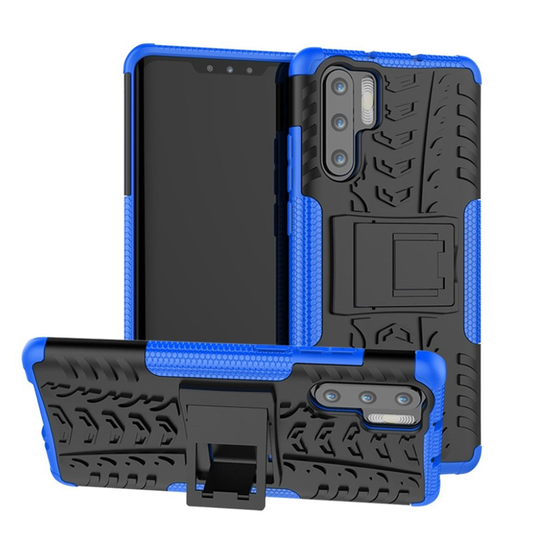 Huawei P30 Pro luistamaton hybrid suojakotelo - Sininen