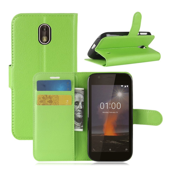 Nokia 1 trendikäs suojakotelo - Vihreä