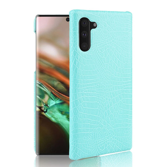 Croco Samsung Galaxy Note 10 kuoret - Syaani