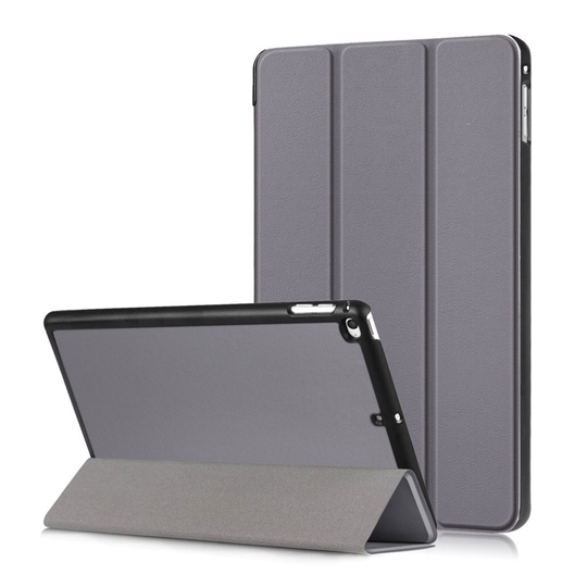 iPad Mini (2019) tri-fold nahkainen suojakotelo - Harmaa