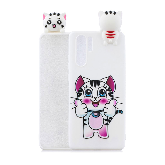 Huawei P30 Pro 3D Suloinen nukke kuosi suojakotelo - Tiikeri