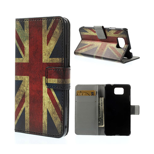 Moberg (Klassinen Britannian Lippu) Samsung Galaxy Alpha Nahkakotelo