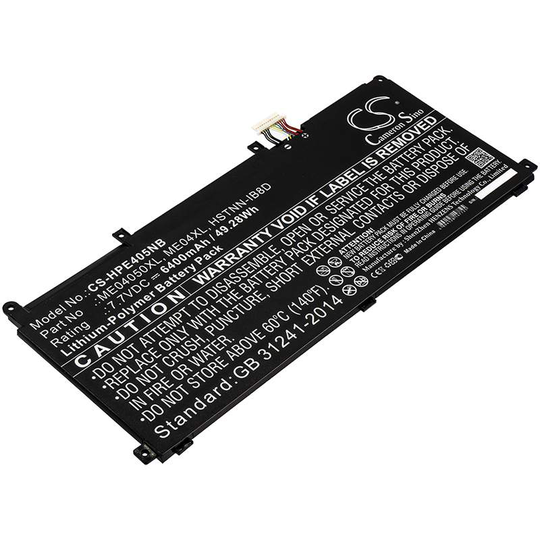 HP Elite x2 1013 ELITE x2 1013 G3 Elite x2 1013 G3 2TS94EA akku 6400mAh