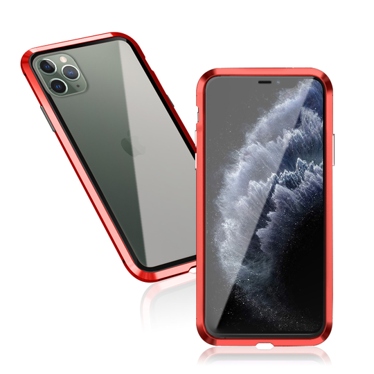 Luphie Sword iPhone 11 Pro Alu-Bumper + Glass - Red