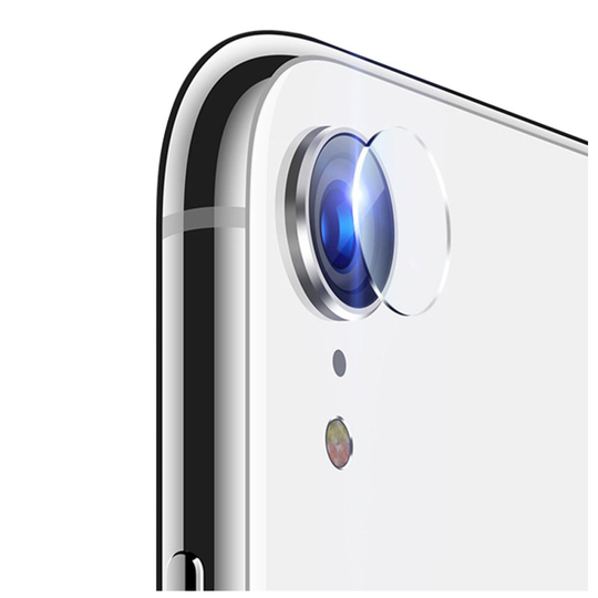 iPhone Xr HAT PRINCE suojaava karkaistu lasi suojakalvo kamera linssilla - Transparentti
