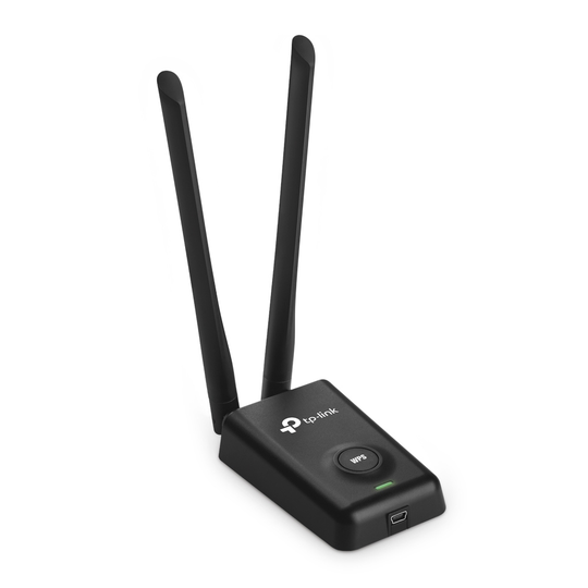 Wireless Network Card, USB, 300Mbps, 802.11b/g/n, Black