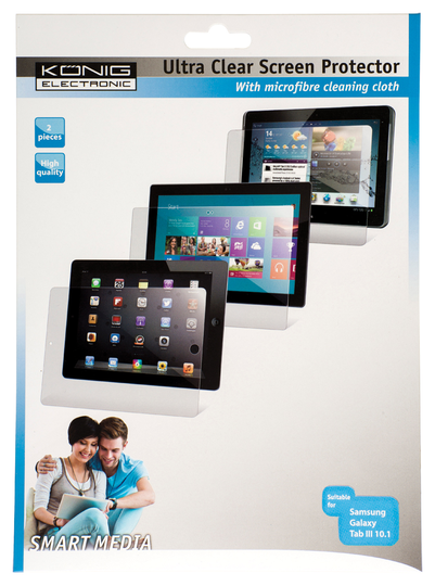 Erittäin kirkas näytönsuoja Samsung Galaxy Tab III 10.1” -puhelimelle