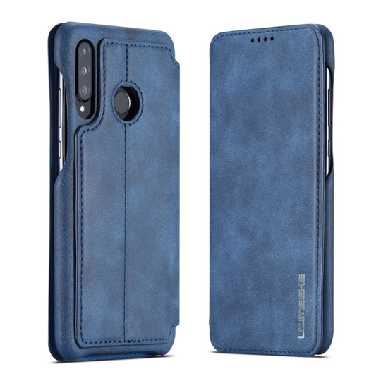 LC.IMEEKE Huawei P30 Lite retro nahkainen suojakotelo - Sininen