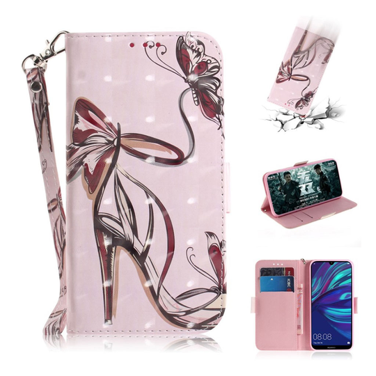 Huawei P30 Lite light spot décor nahkainen suojakotelo - Korkkarit
