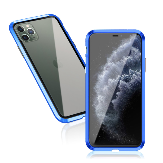 Luphie Sword iPhone 11 Pro Alu-Bumper + Glass - Blue