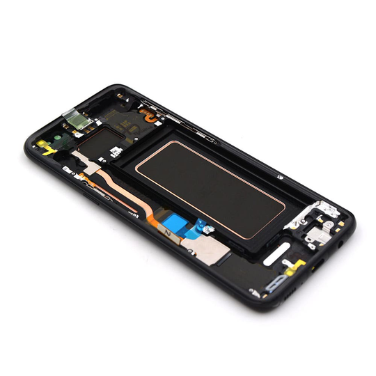 Samsung Galaxy S8 (SM-G950) Näyttö ja kosketuspaneeli - Musta (Alkuperäinen)
