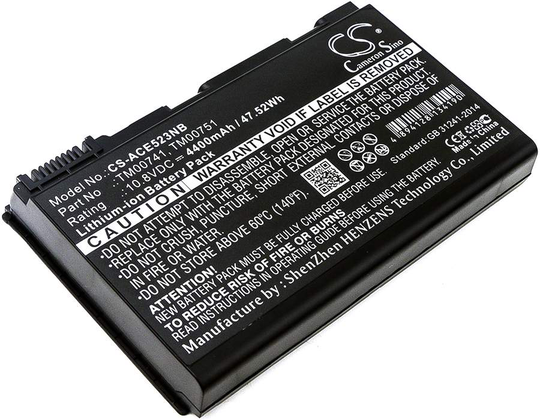 Acer Extensa 5120 Extensa 5210 Extensa 5210-300508 akku 4400mAh