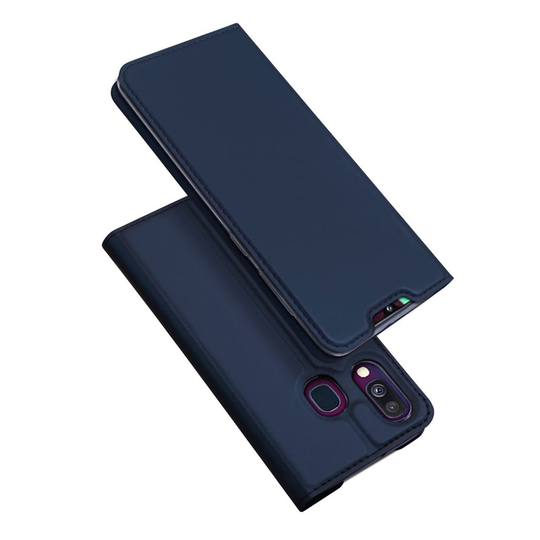 DUX DUCIS Samsung Galaxy A40 leather case - Dark Blue