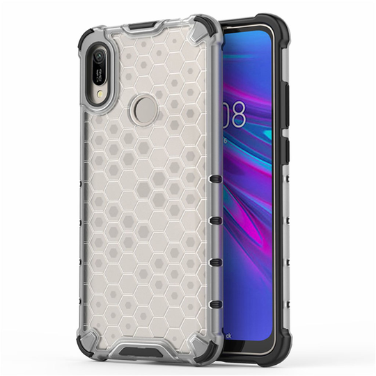 Bofink Honeycomb Huawei Y6 2019 kuoret - Valkoinen