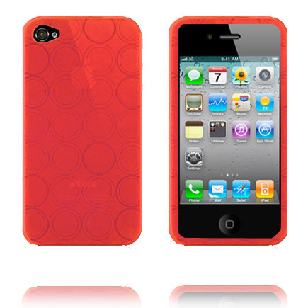Amazona i4 (Punainen) iPhone 4 Silikonikuori