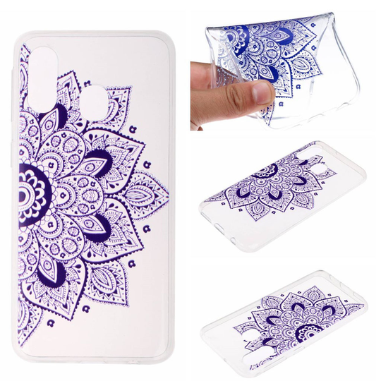 Samsung Galaxy A40 pattern case - Mandala Flower