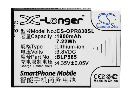 OPPO Neo 4G Neo 5 Neo 5 2015 Dual SIM akku 1900mAh